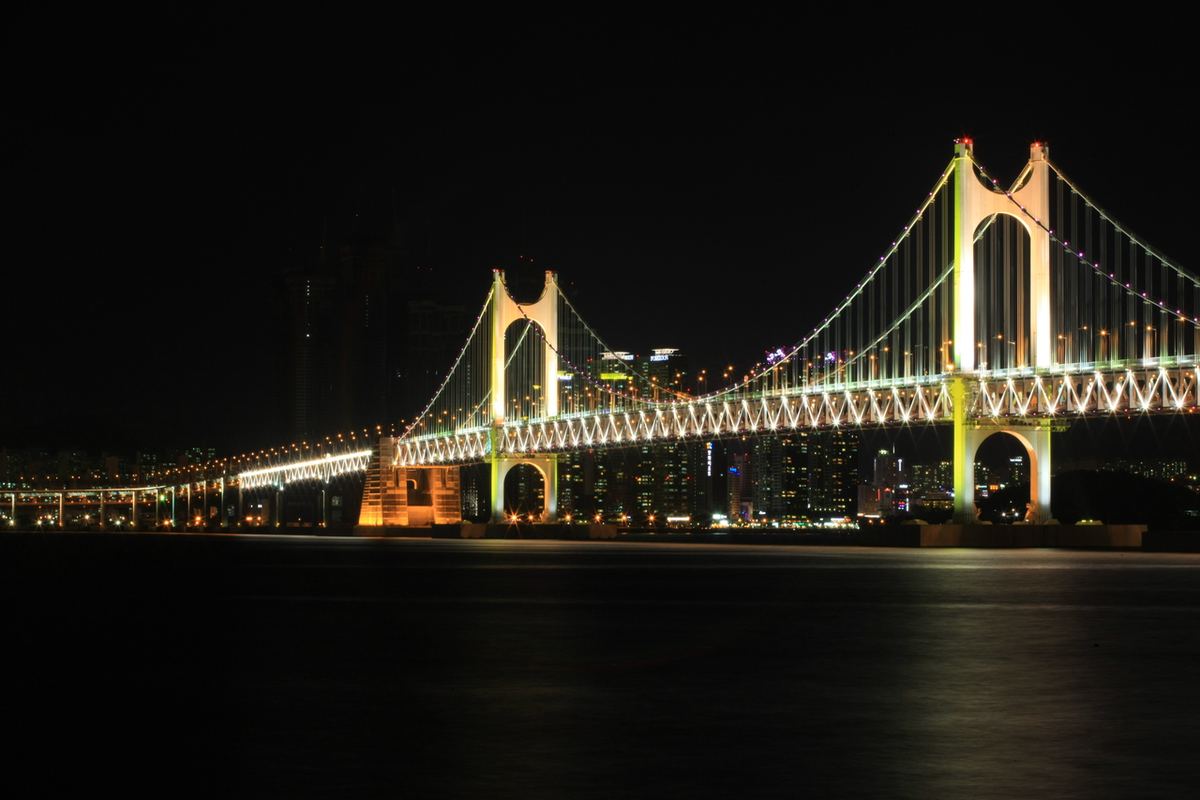 부산 광안대교 야경